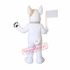 Cute Lightweight White Dog Mascot Costume