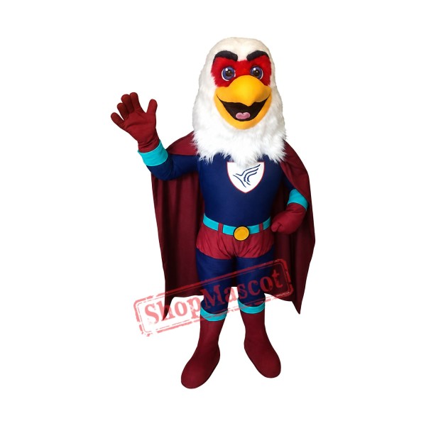 Superhero Eagle Mascot Costume