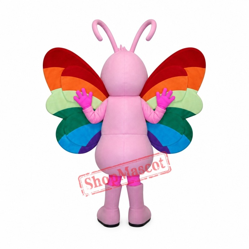 Nice Butterfly Mascot Costume Nice Butterfly Mascot Costume