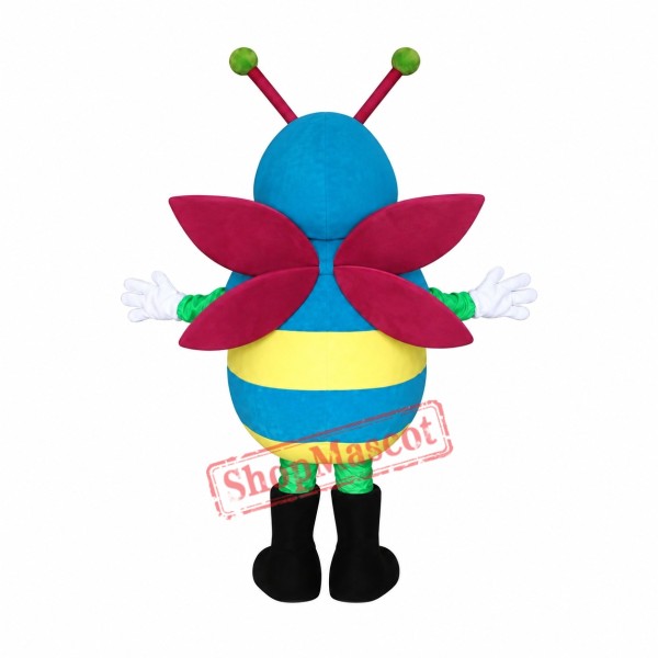 Colorful Bee Mascot Costume Colorful Bee Mascot Costume