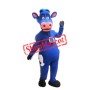 Top Quality Blue Cow Mascot Costume