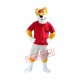 Yellow & White Husky Dog Mascot Costume Yellow & White Husky Dog Mascot Costume