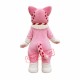 Pink & White Cat Mascot Costume Pink & White Cat Mascot Costume