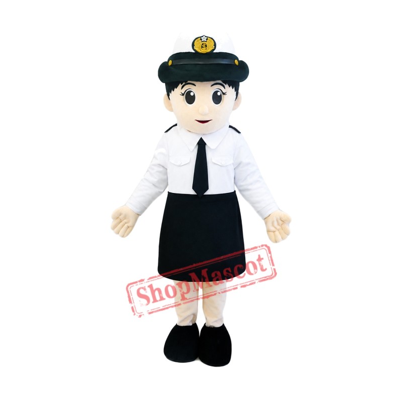 Air Hostess Mascot Costume Air Hostess Mascot Costume