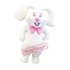 Happy Lightweight White Rabbit Mascot Costume Happy Lightweight White Rabbit Mascot Costume