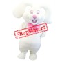 Happy Lightweight White Rabbit Mascot Costume
