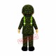 Military Man Mascot Costume Military Man Mascot Costume