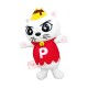 Super Cute Lightweight White Cat Mascot Costume