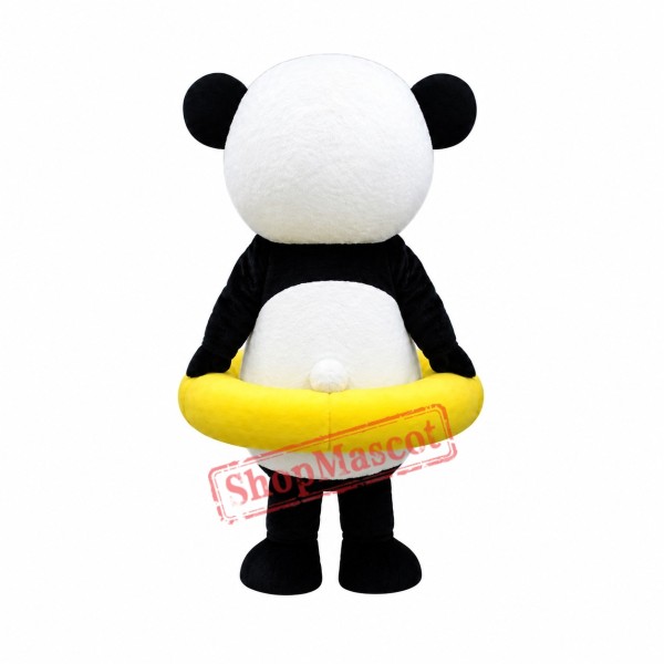 Swimming Panda Mascot Costume Swimming Panda Mascot Costume