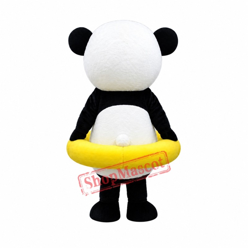 Swimming Panda Mascot Costume Swimming Panda Mascot Costume