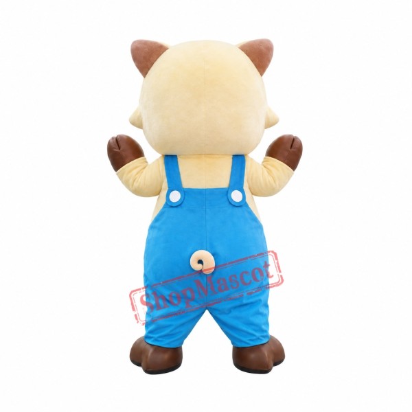 Brown Boar Mascot Costume Brown Boar Mascot Costume
