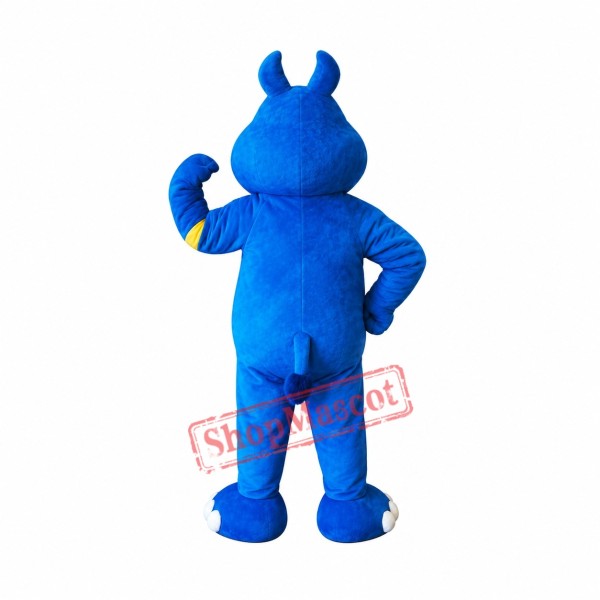 Best Quality Blue Rhino Mascot Costume Best Quality Blue Rhino Mascot Costume