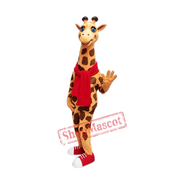 Happy Lightweight Giraffe Mascot Costume Happy Lightweight Giraffe Mascot Costume