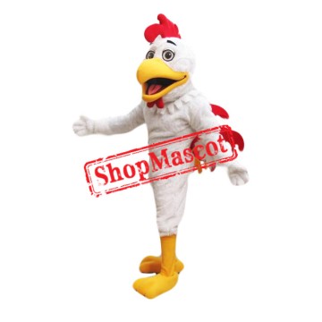 Top Quality Lightweight White Roosters Mascot Costume