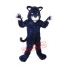 Fierce Blue Panther Mascot Costume