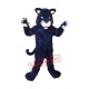Fierce Blue Panther Mascot Costume Fierce Blue Panther Mascot Costume