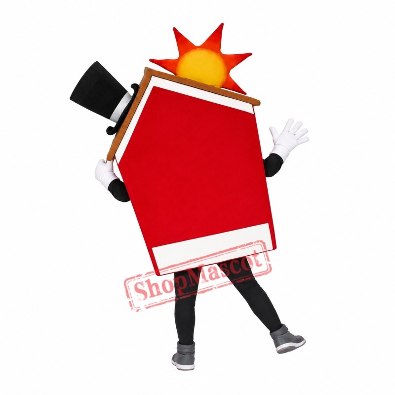 Happy Lightweight House Mascot Costume Happy Lightweight House Mascot Costume