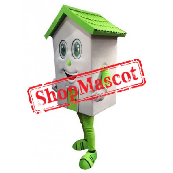 Green Lightweight House Mascot Costume