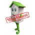 Green Lightweight House Mascot Costume