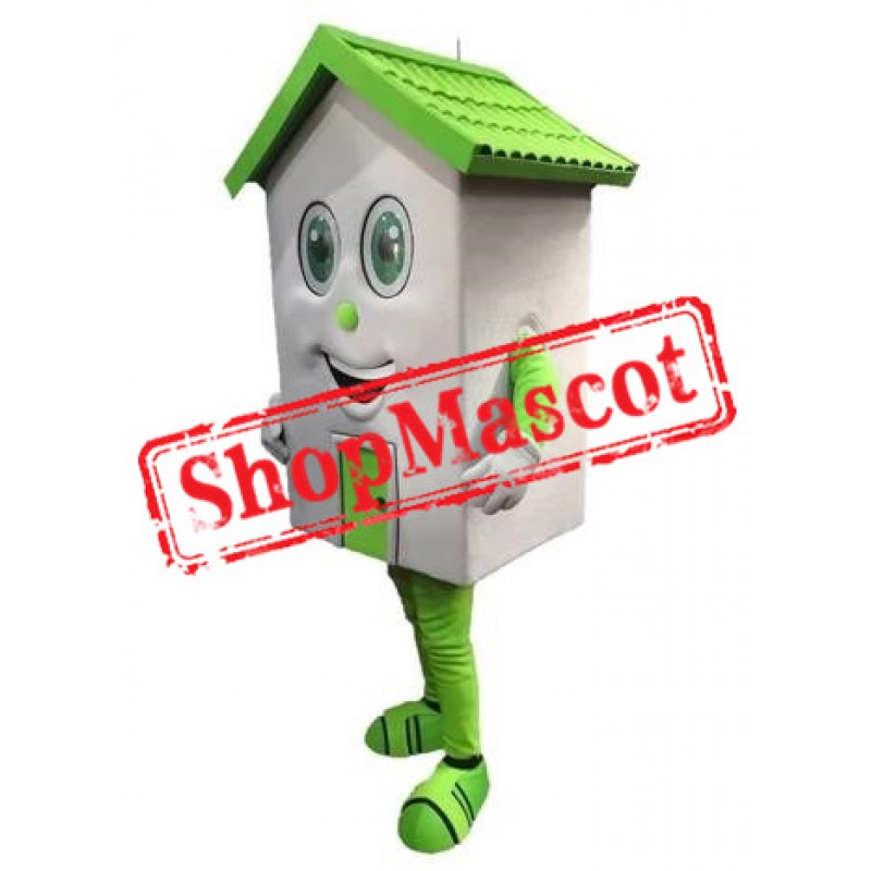 Green Lightweight House Mascot Costume