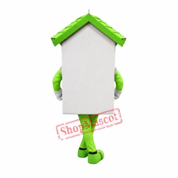 Green Lightweight House Mascot Costume