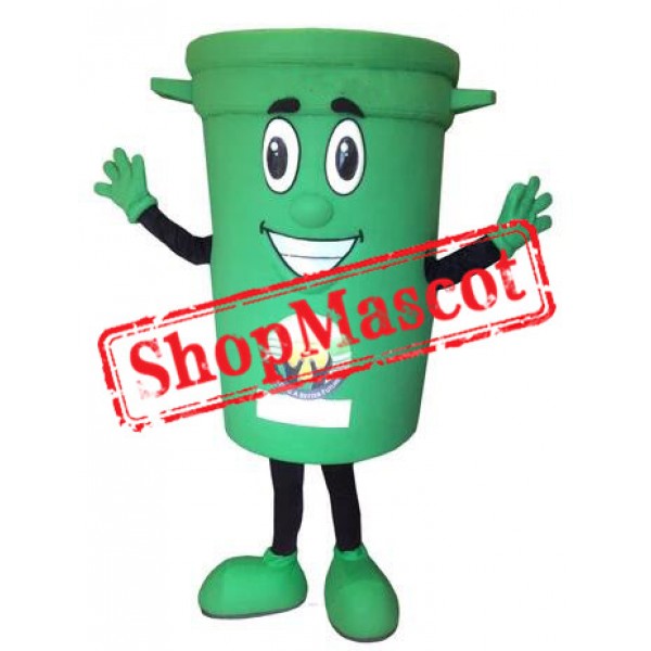 Green Bin Mascot Costume