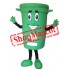 Green Bin Mascot Costume