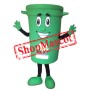 Green Bin Mascot Costume