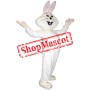 Cute Pink & White Rabbit Mascot Costume