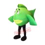 Green Lightweight Fish Mascot Costume
