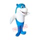 Blue & White Dolphin Mascot Costume Blue & White Dolphin Mascot Costume