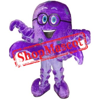 Happy Lightweight Octopus Mascot Costume