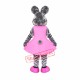 Dance Mouse Mascot Costume Dance Mouse Mascot Costume