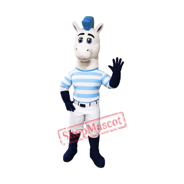 White Sport Hose Mascot Costume