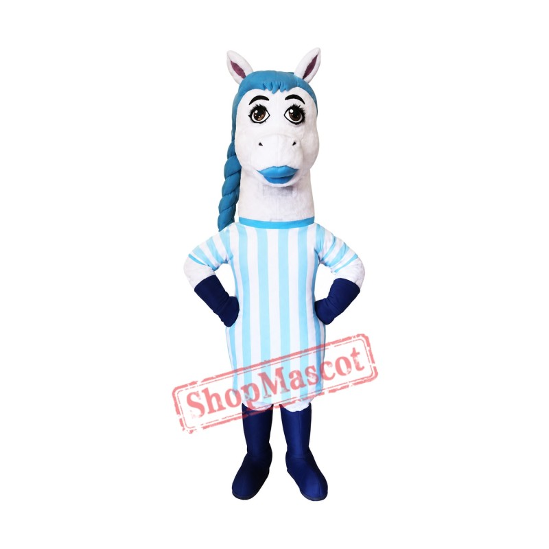 Female Team Horse Mascot Costume