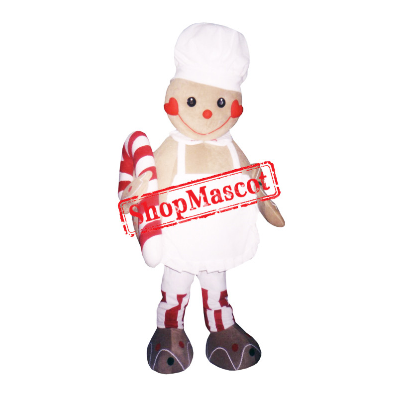 High Quality Gingerbread Man Mascot Costume
