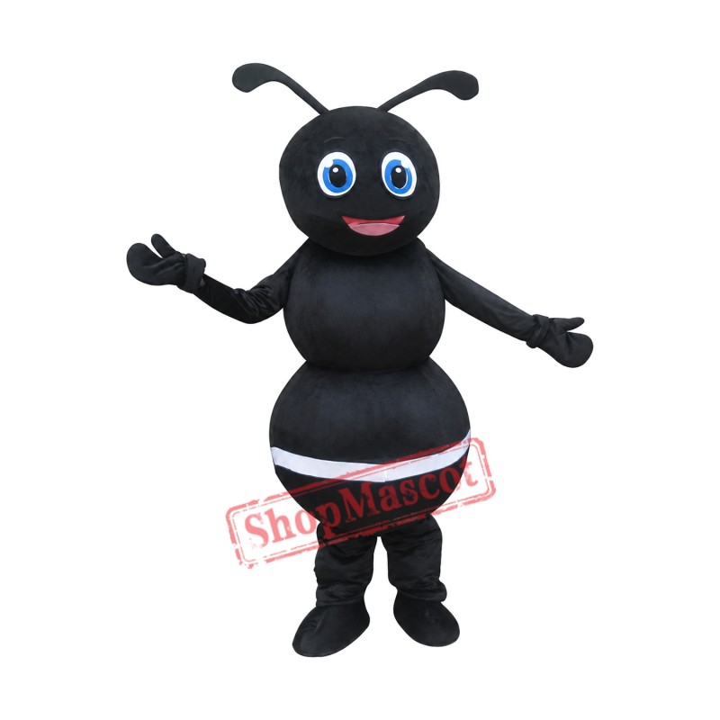 Black Ant Mascot Costume Black Ant Mascot Costume