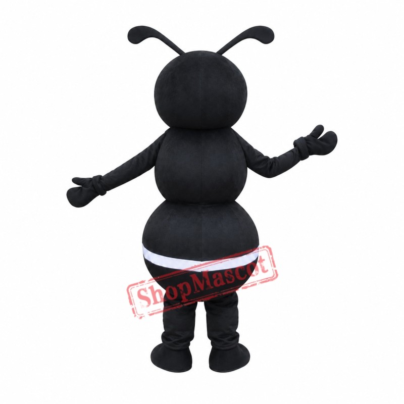 Black Ant Mascot Costume Black Ant Mascot Costume