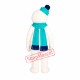 Smiling Snowman Mascot Costume Smiling Snowman Mascot Costume