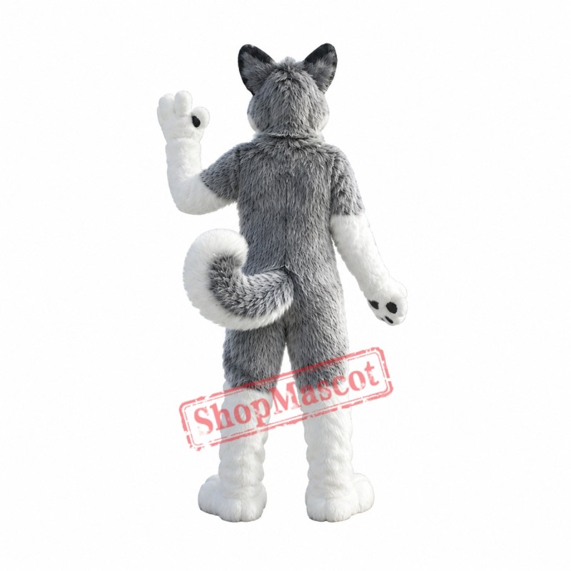 Super Cute Husky Mascot Costume Super Cute Husky Mascot Costume