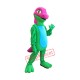 Green & Red Lizard Mascot Costume Green & Red Lizard Mascot Costume