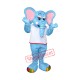 Sport Blue Elephant Mascot Costume Sport Blue Elephant Mascot Costume