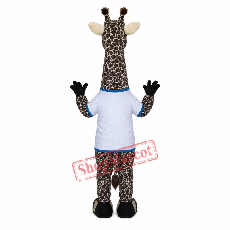 Sport School Giraffe Mascot Costume