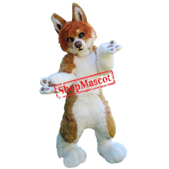 Super Cute Realistic Dog Mascot Costume