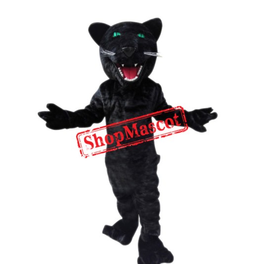 Cheap Lightweight Black Panther Mascot Costume