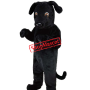 Top Quality Back Dog Mascot Costume
