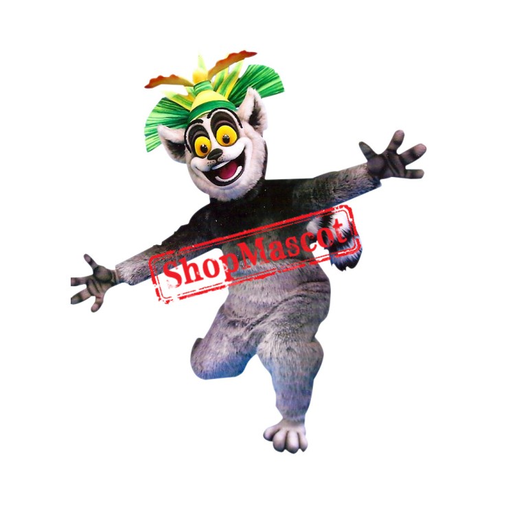 Top Quality King Julien Lemur Mascot Costume