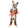 Colorful Husky Dog Mascot Costume