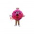 Pink Donut Mascot Costume