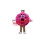 Pink Donut Mascot Costume